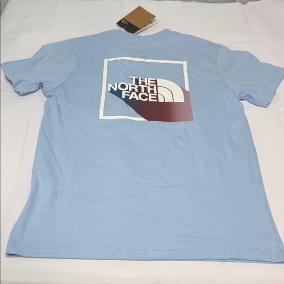The North Face Men's Light Blue Short Sleeve Tee - Picture 2 of 4